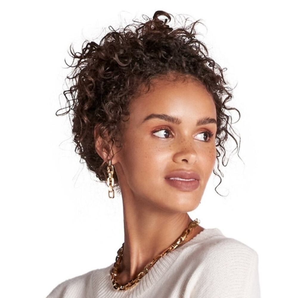 Eddie Borgo Supra Link Drop Earrings in Gold NWT - Picture 3 of 6
